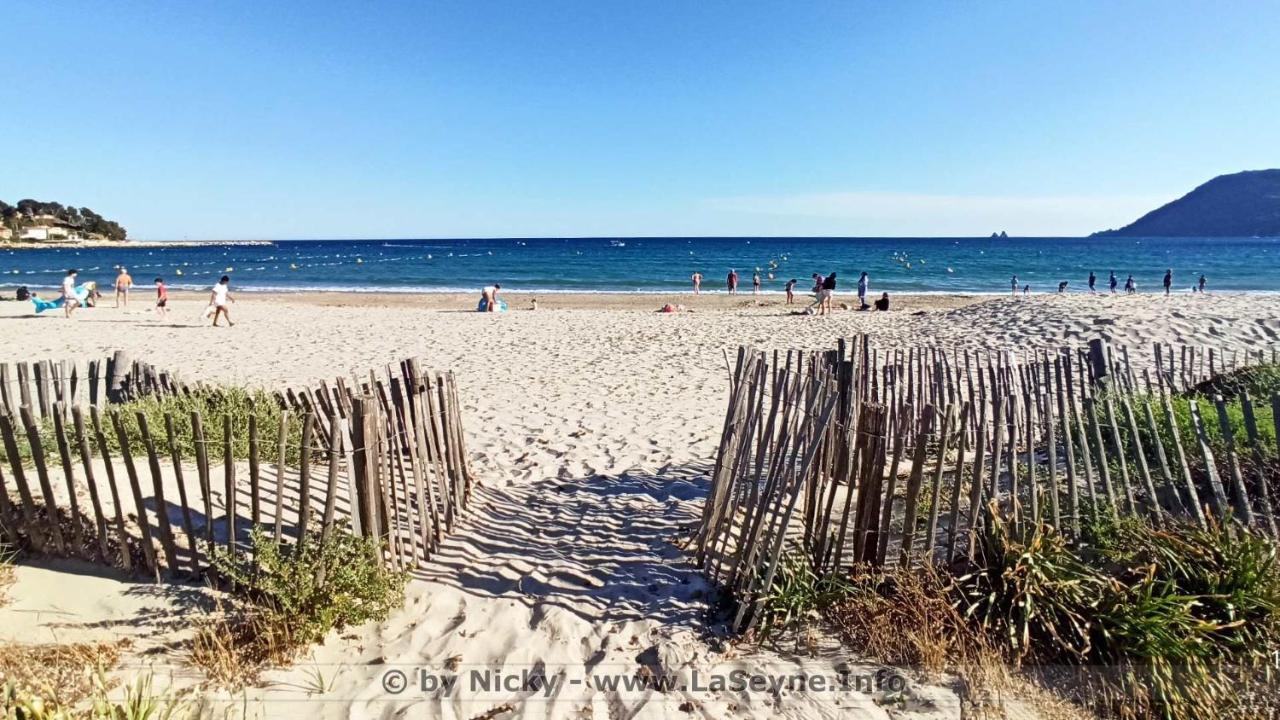 לה סיין סור-מר Charmant Appart. 500M Plages Des Sablettes מראה חיצוני תמונה